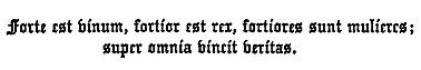 Forte est vinum, fortior est rex, fortiores sunt mulieres;
  super omnia vincit veritas.