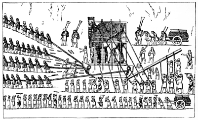 Fig. 75.&mdash;Transport of a Cherubim.