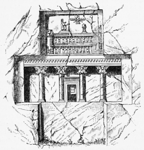 Fig. 83.&mdash;Rock-cut Tomb of Darius.