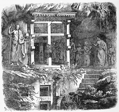 Fig. 112.&mdash;Rock-cut Tomb at Myra.