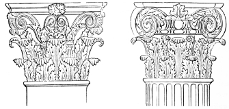 Fig. 272.&mdash;Corinthian Capital from the Pantheon.