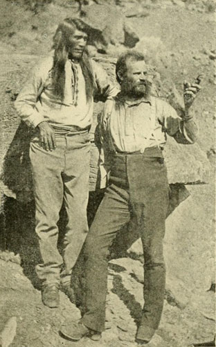 Major Powell in the
Field, 1872.