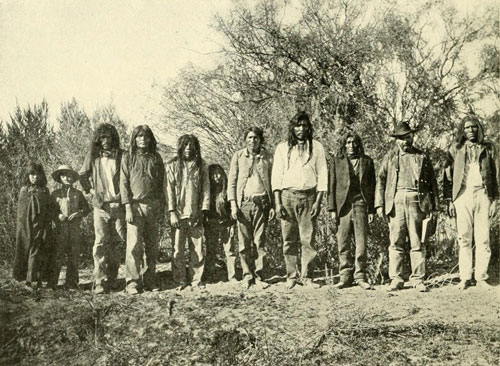 Professor McGee and a
Group of Cocopas.