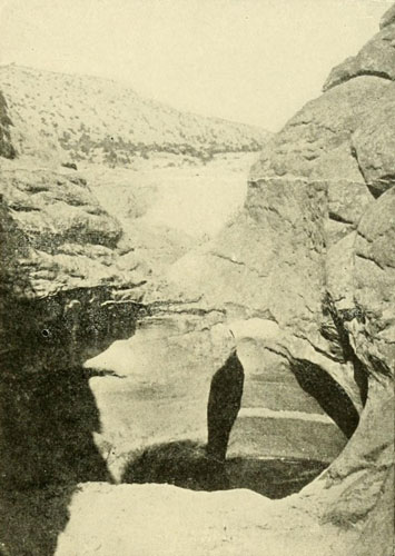 Pot-hole in
Intermittent Water Course, Glen Canyon.