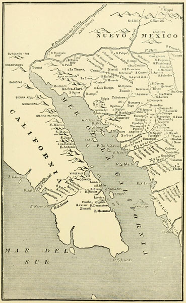 Padre Kino’s Map of
1701.