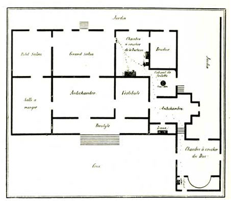 Plan de l'H�tel Praslin