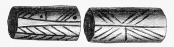 No. 206. Terra-cotta Cylinder, 1¼ in. long, with
Symbolical Signs (5 M.).