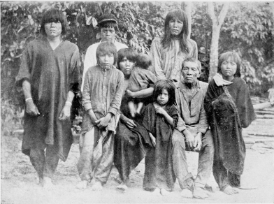 THE PERUVIAN AMAZON.

FREE INDIANS OF THE UCAYALI RIVER.

(Observe their robust appearance when not enslaved.)

To face p. 24.