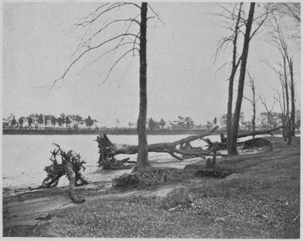 Fig. 1.&mdash;Wasting River Shore due to Tidal Flow.