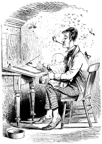 Josh Billings at home.&mdash;Preparing his new Lecture.
