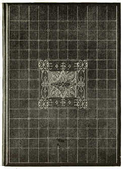 BOOKBINDING IN LEATHER, WITH GOLD TOOLING. DESIGNED BY
PROF. HUGO STEINER-PRAG, EXECUTED BY HÜBEL AND DENCK