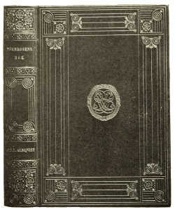 BOOKBINDING IN RED CALF, WITH GOLD TOOLING BY GUSTAF
HEDBERG