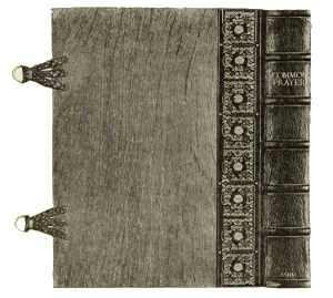 BOOKBINDING IN BROWN MOROCCO, WITH INLAY, GOLD TOOLING,
OAK SIDES AND LEATHER CLASPS. DESIGNED AND TOOLED BY L. HAY-COOPER
FORWARDED BY W. H. SMITH AND SON