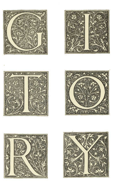 INITIAL LETTERS DESIGNED BY BRUCE ROGERS. FROM “ESSAYS
OF MONTAIGNE” (HOUGHTON, MIFFLIN AND CO.)