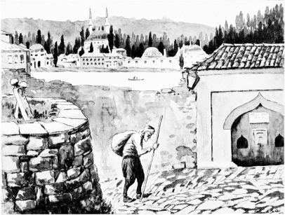 The Mosque of Eyub

Here each succeeding Sultan is girded with the sword of Othman, a rite
equivalent to a Christian monarch’s coronation.