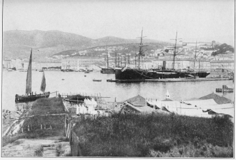 TRIEST

Austria’s commercial harbor; prosperous, whether the immigrant tide ebbs
or flows.