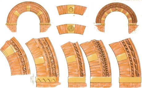 9. BROLETTO&mdash;BRESCIA.

Details of Archivolts