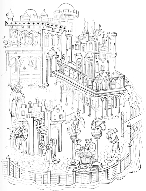 28&mdash;VENICE IN THE FOURTEENTH CENTURY.

From the Romance of Alexander.

Page 204.