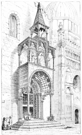 1.&mdash;NORTH PORCH, STA. MARIA MAGGIORE, BERGAMO.

Frontispiece.


