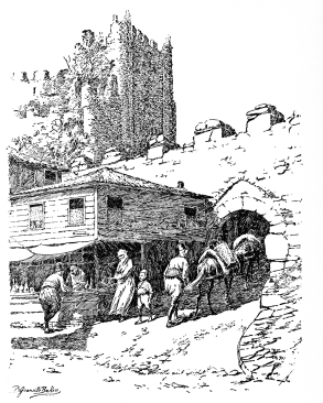 Anatoli Hissar, or the Castle of Asia.

Within the precincts of this castle, entered by narrow gates, are other
small houses, still smaller shops and cafés.