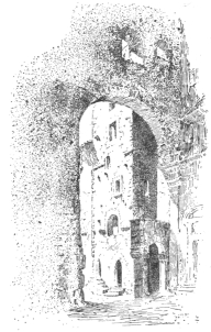 REMAINS OF THE FIRST PALAZZO DEI PRIORI IN THE VIA DEL
VERZARO