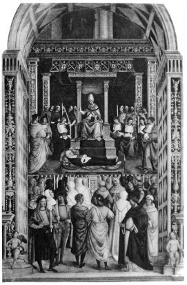 The Canonisation of St. Catherine.

from Pinturicchio’s Fresco.