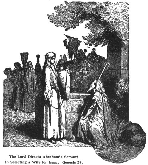 The Lord Directs Abraham's Servant
In Selecting a Wife for Isaac. Genesis 24.