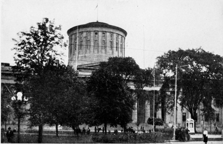 The Ohio State House at Columbus viewed from High
Street