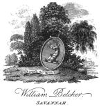 image of book-plate not available: WilliamBelcher.

Savannah.