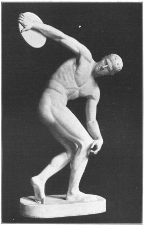 Photo, Metropolitan Museum


MUSCULAR DEVELOPMENT OF AN ATHLETE&mdash;THE DISCUS THROWER OF MYRON
