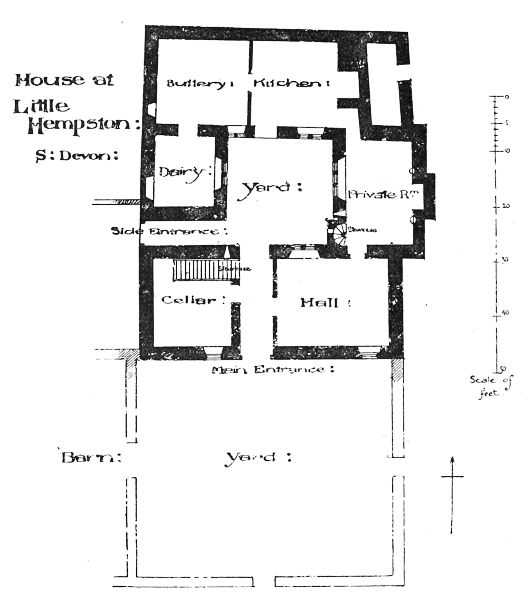House at
Little
Hempston :
S: Devon: