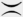 two arcs pointing
toward one another