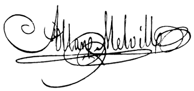 Signature&mdash;Allan Melville