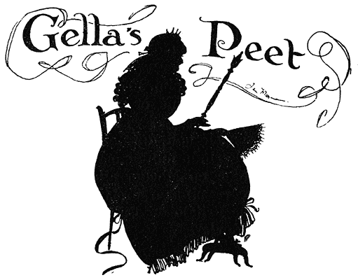 Gella&rsquo;s Peet Een oude dame met een vroolijk gezicht.