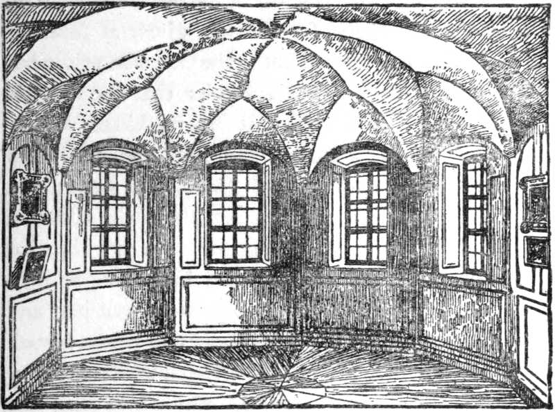 THE ROOM IN WHICH QUEEN MATILDA WAS IMPRISONED AT
KRONBORG.