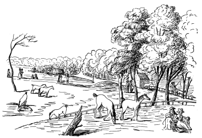HORSES IN THE PARK, 1794.

Page 66.

