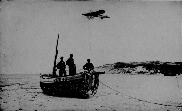 De Lesseps in a Bl�riot Crossing the Channel