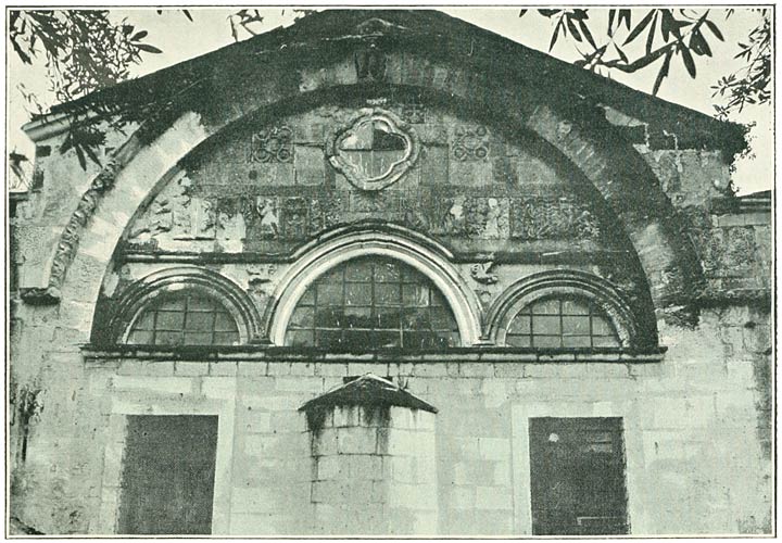 Fig. 4. Trebizond: Fa&ccedil;ade of Hagia Sophia on the South.