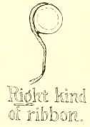 Right kind
of ribbon.