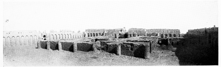 Fig. 78.&mdash;UKHEIḌIR, INTERIOR FROM SOUTH-EAST.