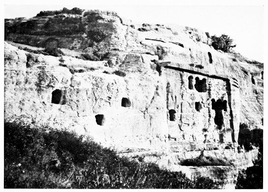 Fig. 176.&mdash;ASSYRIAN RELIEFS AT BAVIÂN.