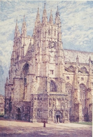 Image unavailable: THE WEST TOWERS AND SOUTH-WEST ENTRANCE, CANTERBURY
CATHEDRAL
