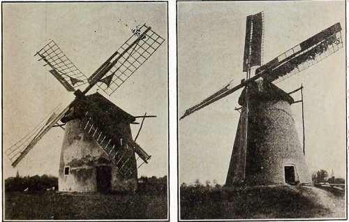 Crude forms of tower grist mills; vicinity of Buda-Pesth,
Hungary.