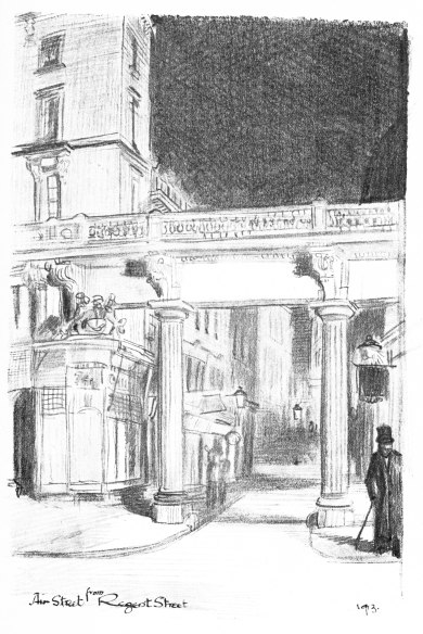 Image unavailable: Air Street from Regent Street.

1913.

