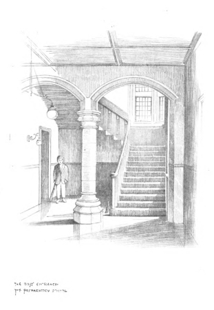 Image unavailable: THE BOYS' ENTRANCE&mdash;THE PREPARATORY SCHOOL