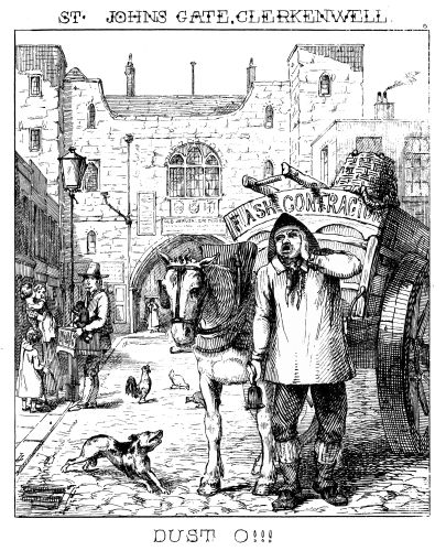 [Image unavailable: ST JOHNS GATE, CLERKENWELL.

DUST O!!!