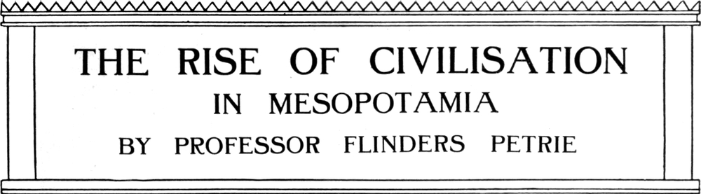 Rise of Civilisation in
  Mesopotamia