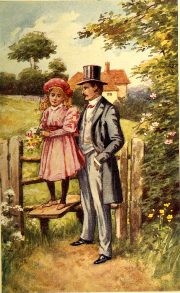 He set her upon the stile where she could see
everything