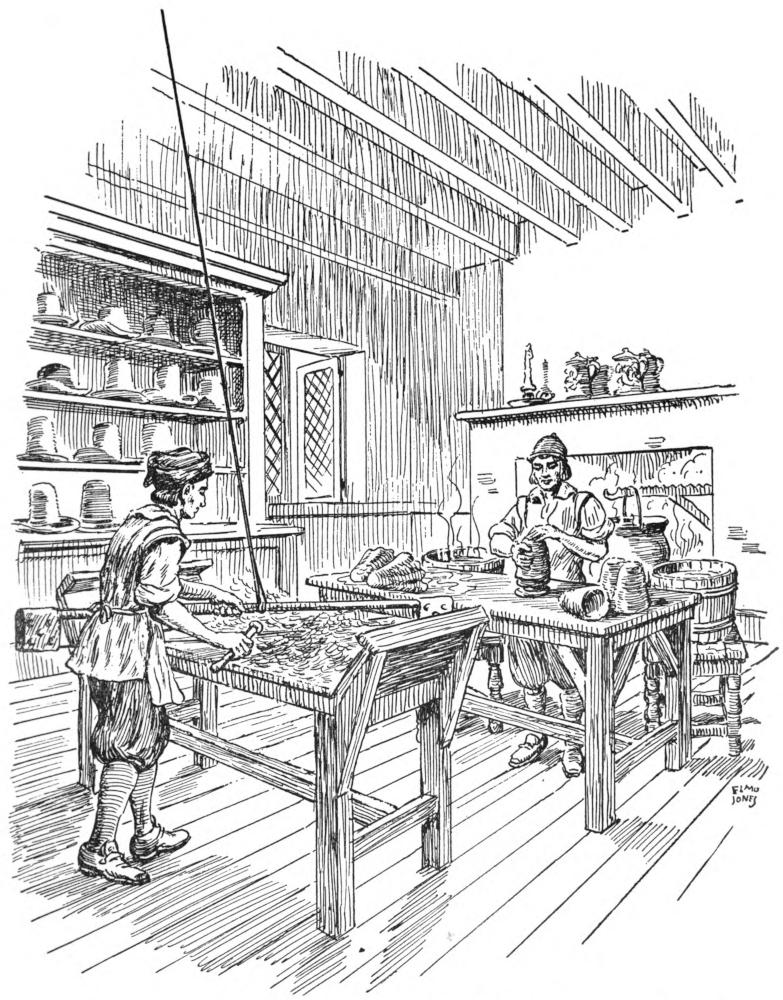 IN EUROPE THERE WAS A TREMENDOUS DEMAND FOR BEAVER FUR
IN THE MANUFACTURE OF FELT HATS.