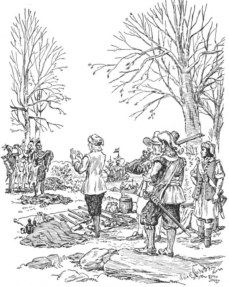 THE MERCHANTS FILLED THEIR COFFERS, WHILE THE INDIANS
ACQUIRED GUNS.
